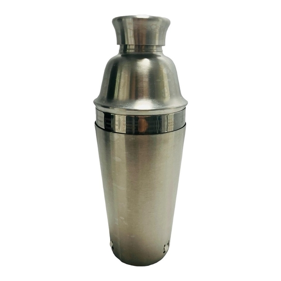 OGGI Dial A Drink Stainless Steel Cocktail Shaker 15 Built-in Recipes Canister - Picture 5 of 5